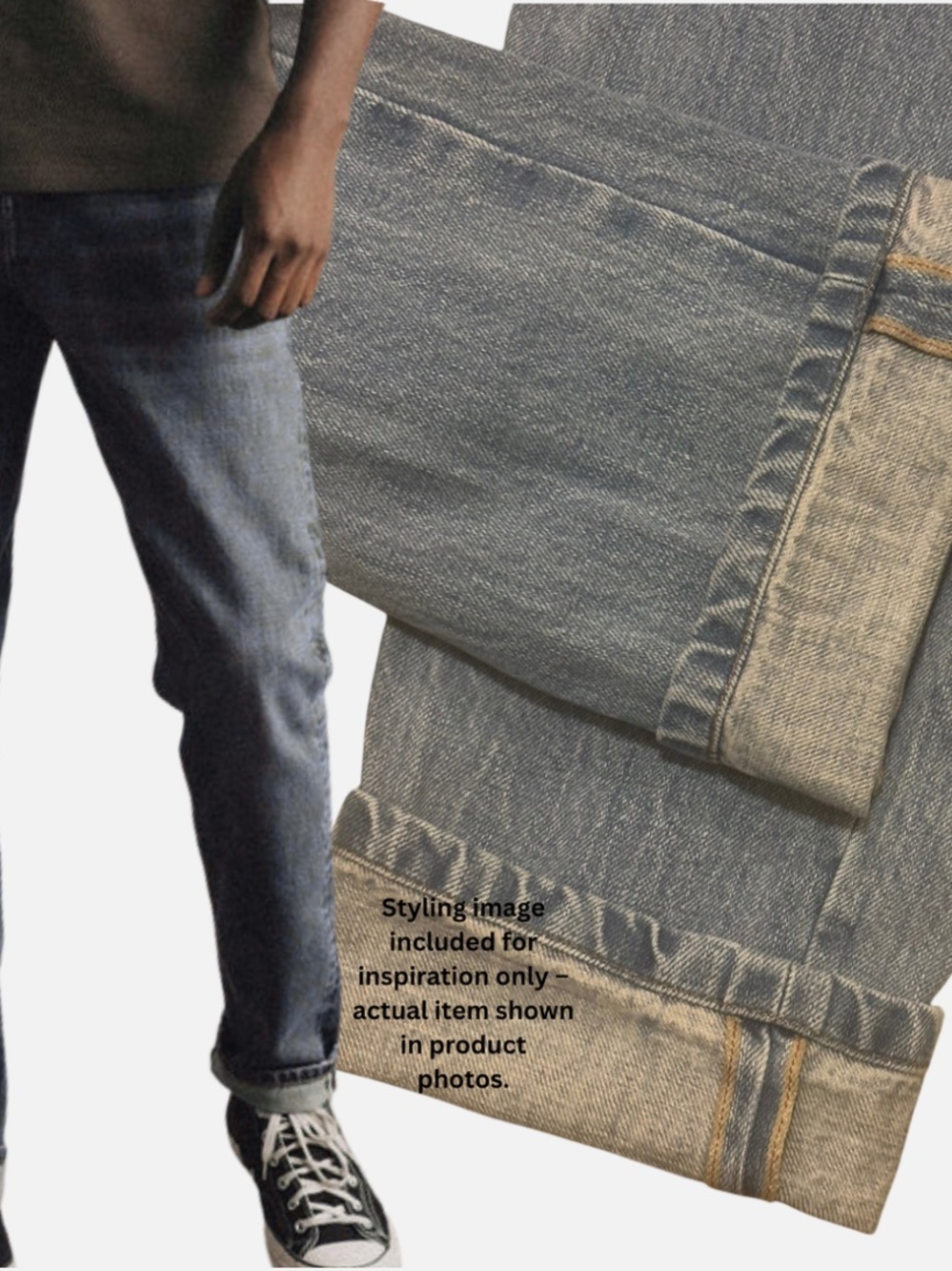 Taylor Stitch The Slim Jean Selvedge Sz 33 Organic Cotton Red
Line Blue Denim